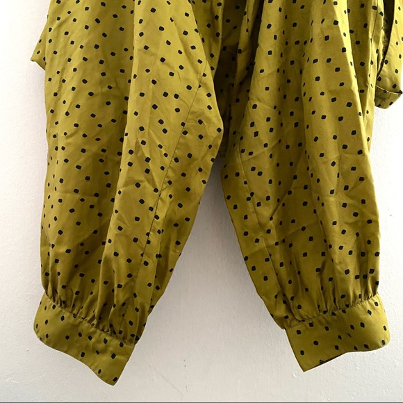 TANYA TAYLOR | Francis Green Silk Jumpsuit - Picture 7 of 9